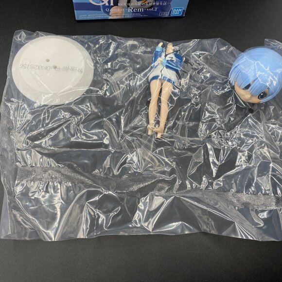 Re Zero Rem Tracksuit Figure Ver. B Qposket Banpresto Bandai - Picture 8 of 11